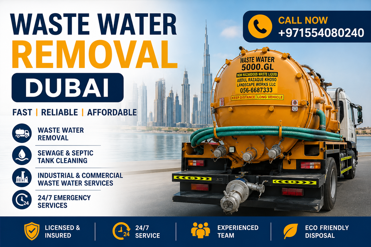 Sewerage Disposal Dubai